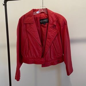 Vintage leather jacket
